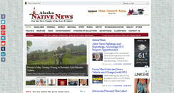 Desktop Screenshot of alaska-native-news.com